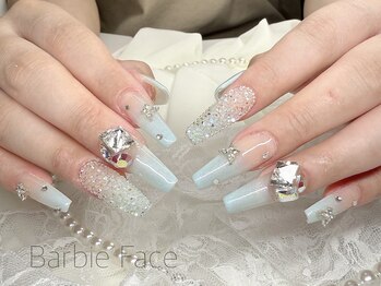 バービーフェイス 恵比寿(Barbie Face)/水色ロング