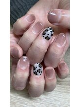 エーナイン イオン一関店/レオパードネイル