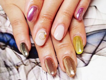 ティーエヌ 名古屋矢場町店/デザインネイル￥6980