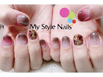 マイ スタイル ネイルズ(My Style Nails)/ラメグラデーションジェル
