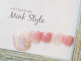 ピンクフットネイル