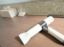 ロッカールームにはシャワールーム・ドライヤーを完備！