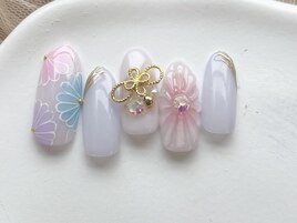 和柄ネイル