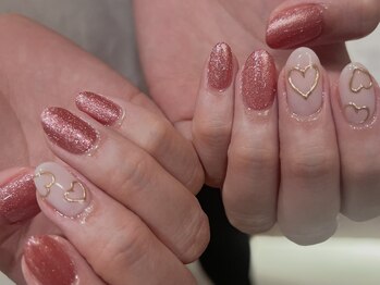 サイン(sin.)/バレンタインネイル