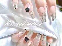 エムズ ネイルサロン(M2)/シンプルラメグラデーション