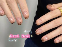 ベストネイル 池袋東口店(Best Nail)/ヒョウ柄＆フレンチ