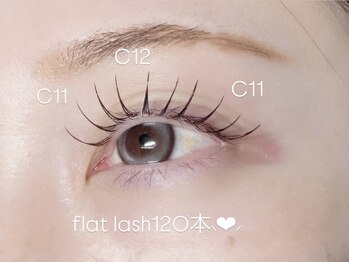 ヌーブ(NOUVE)/フラットラッシュ120本