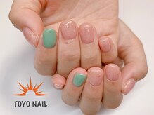トヨネイル(TOYO NAIL)/金箔入りパステル☆