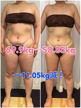 ボディエステティック アクアオーラ 富山店/制服がぶかぶかに