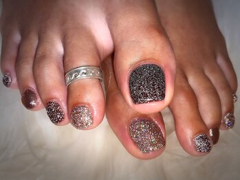 アミュリー ネイル アトリエ(Amury nail atelier)/フラッシュラメ 韓国ネイル 大人