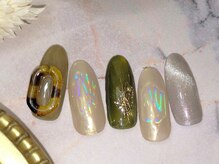 ネイル ラグーン 大泉学園(nail Lagoon)/定額М　オーロラネイル