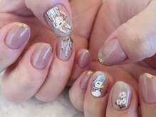 ネイル アトリエ コモード(nail atelier Comodo)/絵画ネイル [ピーターラビット]