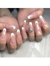 自爪★フレンチネイル