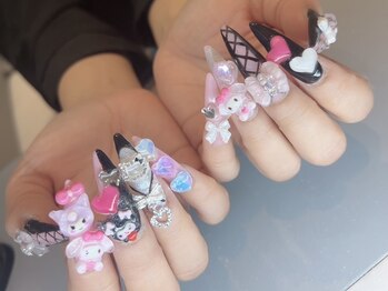 アンドネイル(AND Nail)/長さ出し+パーツ乗せ放題