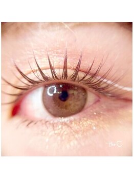 ザシーアイラッシュ 海老名(The C eyelash)/フラットラッシュ、ブラウン。