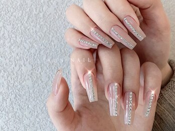 サン ネイル(SUN nail)/長さ出しx画像のデザイン