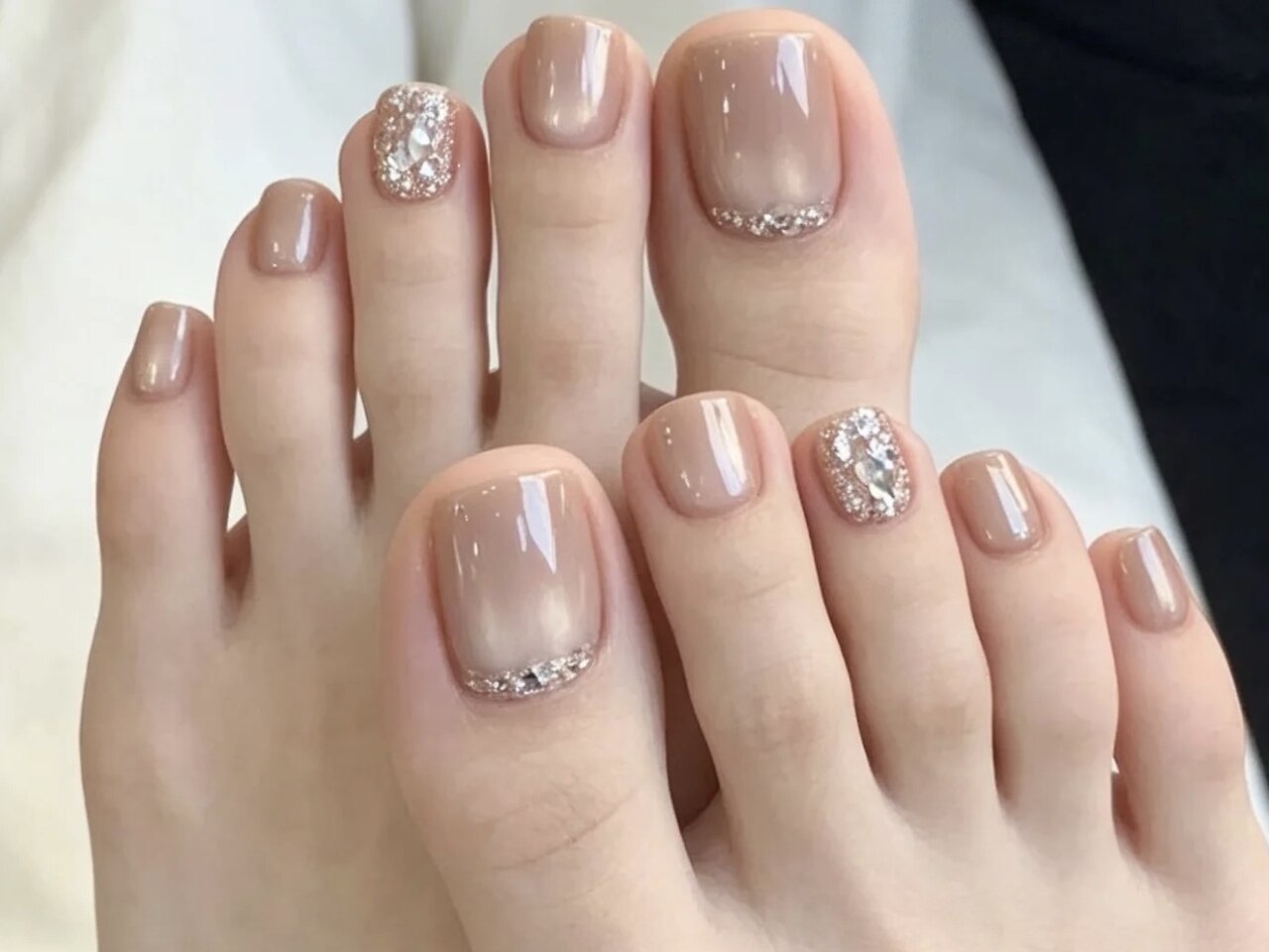 フットネイル 親指アート2本：PG014740141｜ベストネイル 大宮東口店