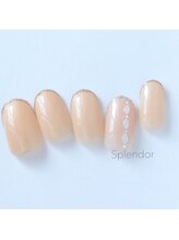 ネイルサロン スプレンダー(Splendor)/ワンカラー×ライン
