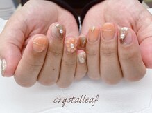 ネイルサロン クリスタルリーフ(Nailsalon Crystal Leaf)/フラワーネイル