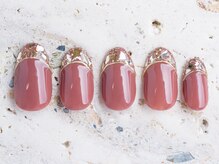 アロマローズ(Aroma Rose)/ミラーフレンチネイル