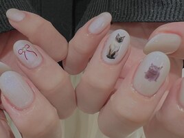 猫ちゃんネイル