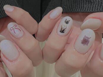 サイン(sin.)/猫ちゃんネイル