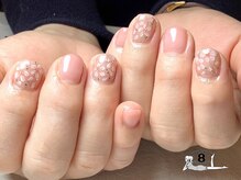ネイルエイト 新百合ヶ丘(nail8)/ピンクカラーと桜アート
