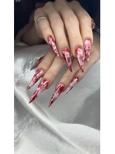 クロスネイル 渋谷店(CROSS nail)/春らしいお花のホイルネイル