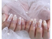 ネイル アリーズ セカンド(nail Allies 2nd)/チェックネイル ちゅるん ピンク