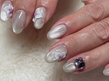 ネイルサロン アプレシエ(Nailsalon apprecier)の雰囲気（参考価格/3Dアート1本￥880～、Vカットパーツ/￥1430）