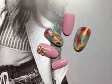 ネイルアンドアイラッシュサロン エスポアール(nail&eyelash salon espoir)/マーブルネイル　75分コース