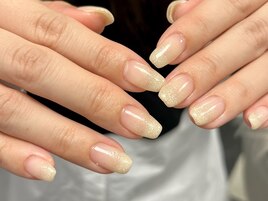 ナチュラルラメグラデーション