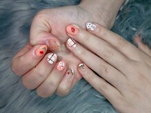 ヘブン ネイル 鶯谷(HEAVEN Nail)/ピーチベアネイル