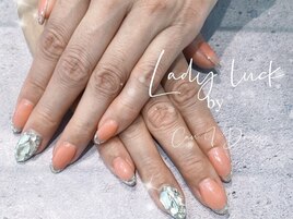 ガラスフレンチ×埋め尽くし