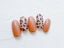 リーチェ ビューティアンドネイルサロン 大名店(Beauty&Nail Salon)/お洒落レオパードデザイン
