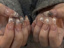 アイネイルズ 梅田店(I nails)/Momo限定マグフレンチY2K透明感