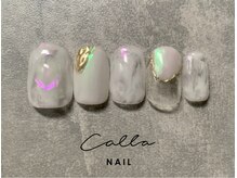 カラネイル 南森町店(calla nail)/オーロラミラー