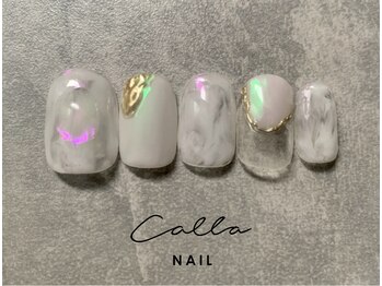 カラネイル 南森町店(calla nail)/オーロラミラー