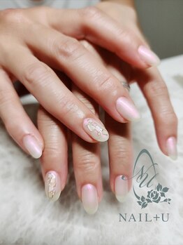 ネイルプラスユウ(NAIL+U)/オーロラシェルnail