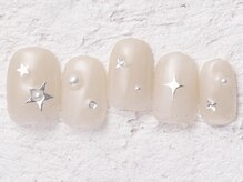ジェミーネイル エビス(Jemiy nail ebisu)/シンプルベージュ星7560yen