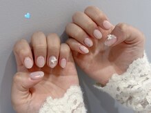 ランドネイル 天神(LANDNAIL)/小花柄ネイル＊○