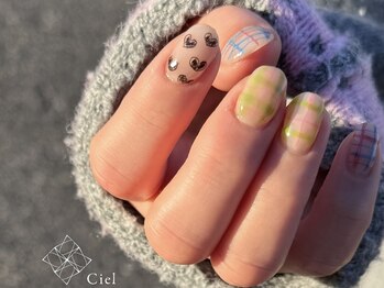 手書きハートとチェック♪