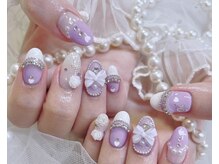 ネイル アリーズ セカンド(nail Allies 2nd)/紫 モチーフ ガーリー 推し