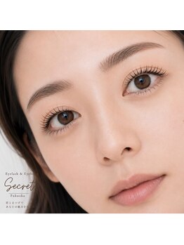 シークレット(secret)の写真/歴15年以上の技術で叶える次世代まつげパーマ。美眉とのSETで上品な目元印象へ。