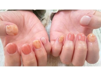 フォルチェ 神辺店(Folche)/マーブルネイル