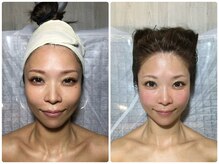 自然美人の雰囲気（ただ120分コース2回の施術受けて、別人級に変わります！）