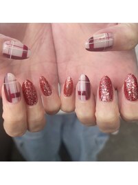 チェックネイル♪