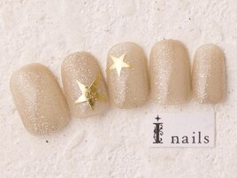 シンプルベージュ星8000円