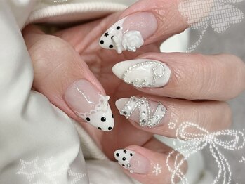 キレイエ ネイルズ(KIREIE NAILS)/ドット ウィッシュコア ガーリー
