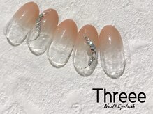 スリーネイルプラスアイラッシュ(Threee Nail+Eyelash)/グラデーション